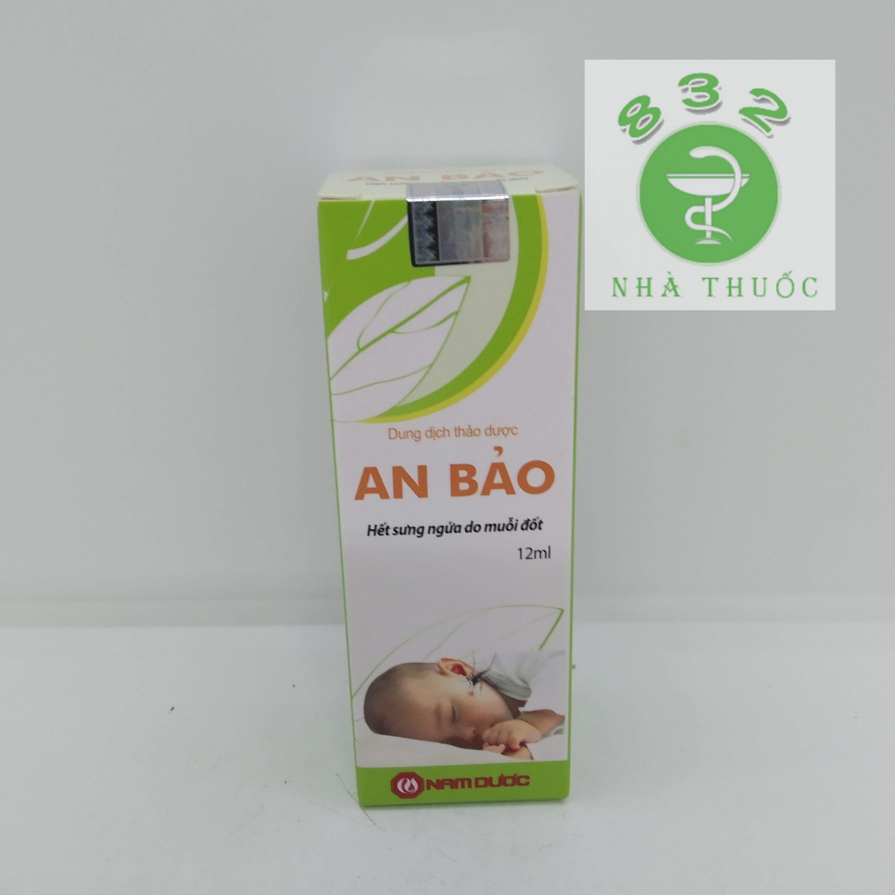 Dung dịch thảo dược bôi muỗi đốt AN BẢO chai 12ml
