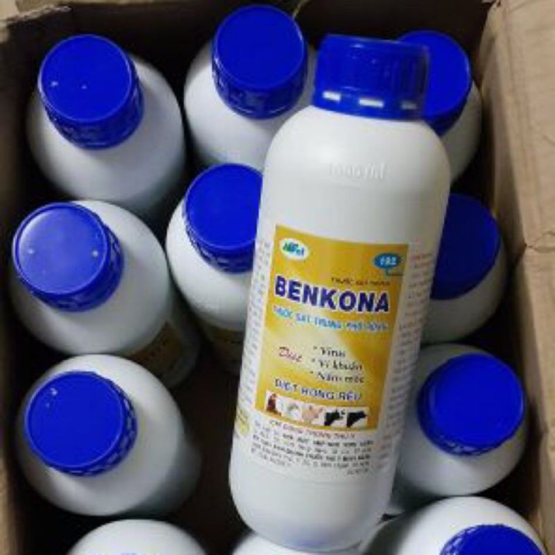 Phân bón Benkona diệt rêu, nấm mốc,vi rút,vi khuẩn 1 LÍT