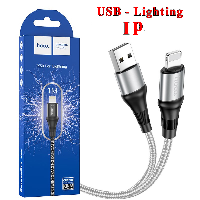 ✅mẫu mới✅cáp sạc nhanh siêu bền iphone android siêu bền hoco x50 type c micro usb và truyền dữ liệu dây sạc dài 1m