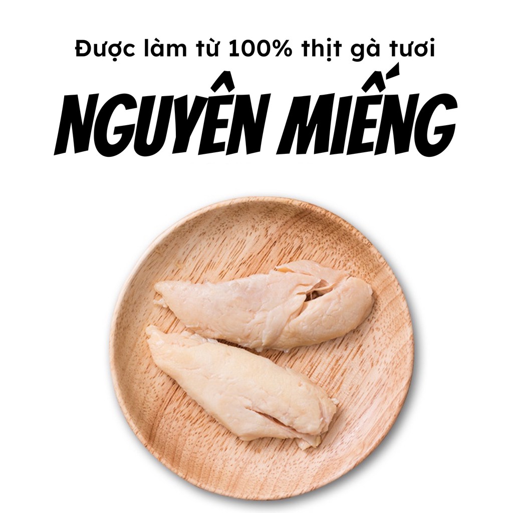[HÀ NỘI] Ức Gà Hấp Real Chicken Ăn Liền 40gr