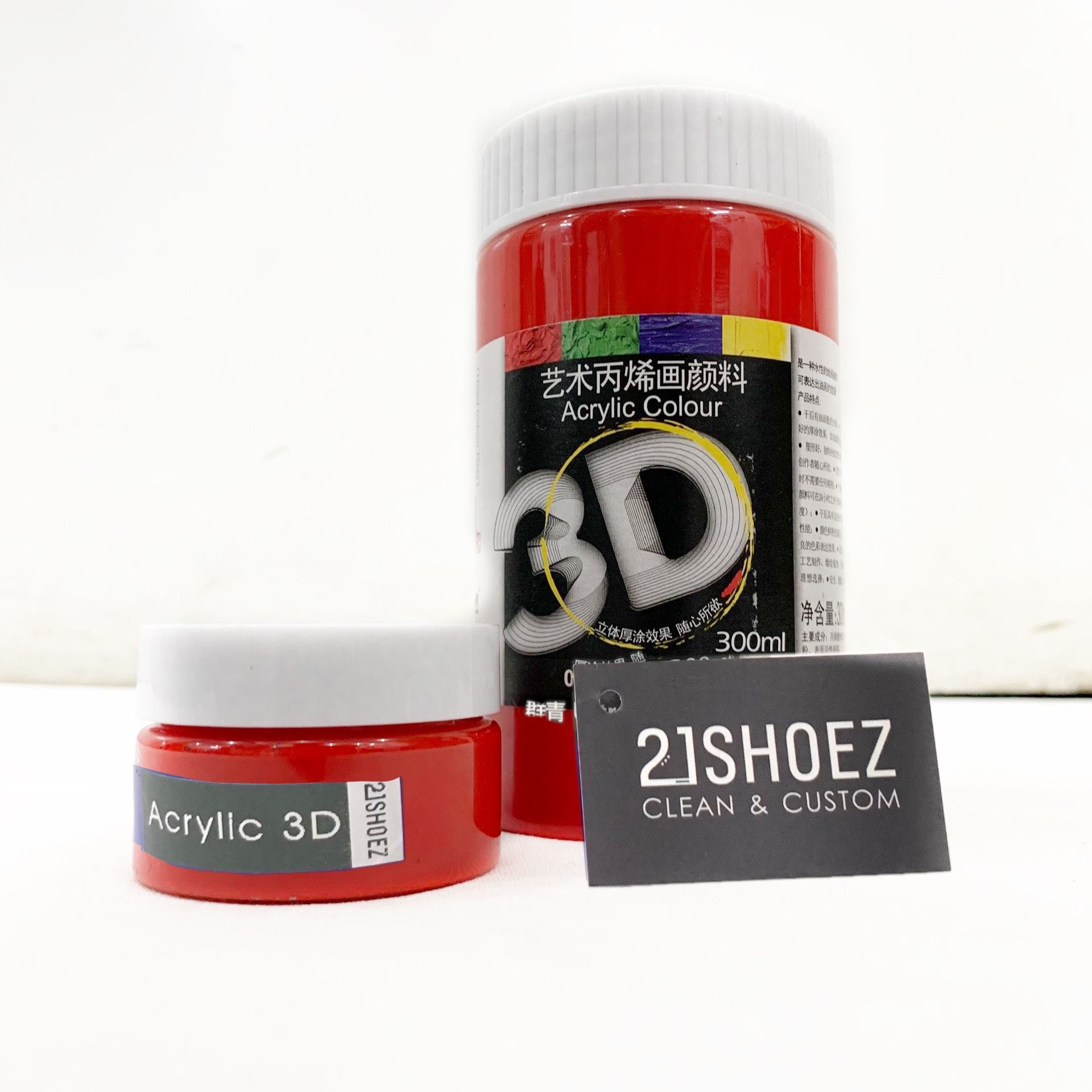 Màu Acrylic 3D-5D Custom Giày Lọ 30ml ( Bảng Màu 1 )
