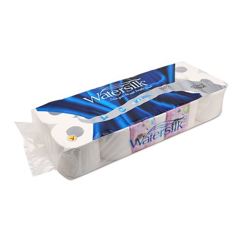 Giấy Vệ Sinh Watersilk Có Lõi,10 Cuộnx3 lớp