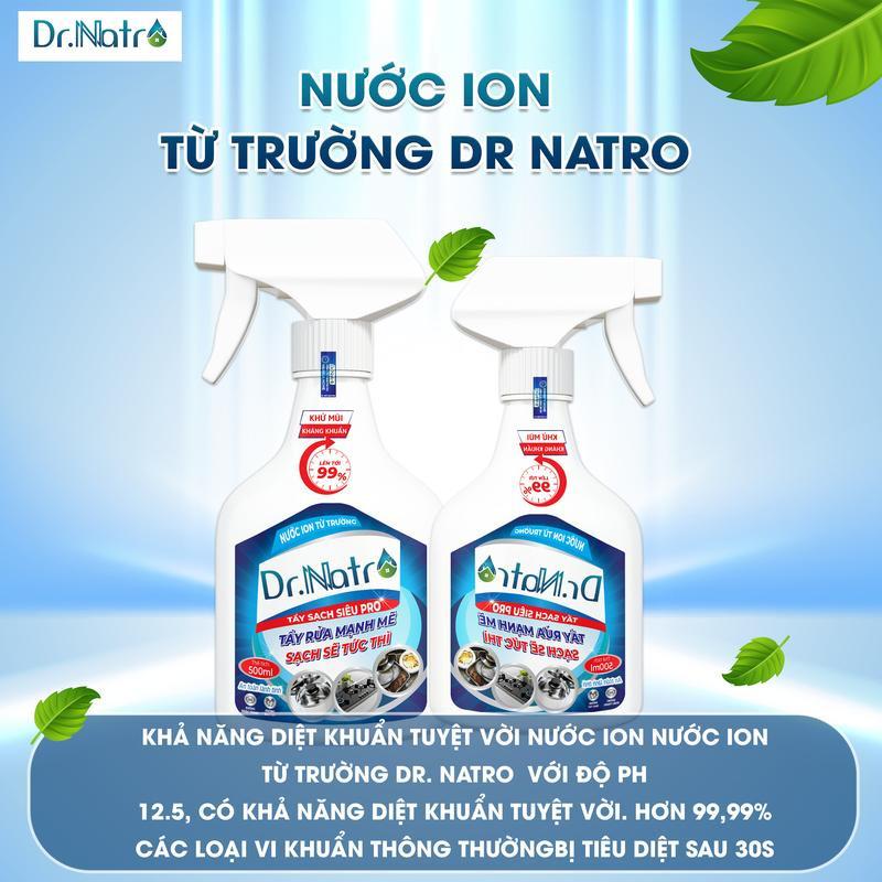 2 Chai nước tẩy rửa đa năng Dr.Natro 500ml Tẩy Sạch Mọi Vết Bẩn Trên Các Bề Mặt