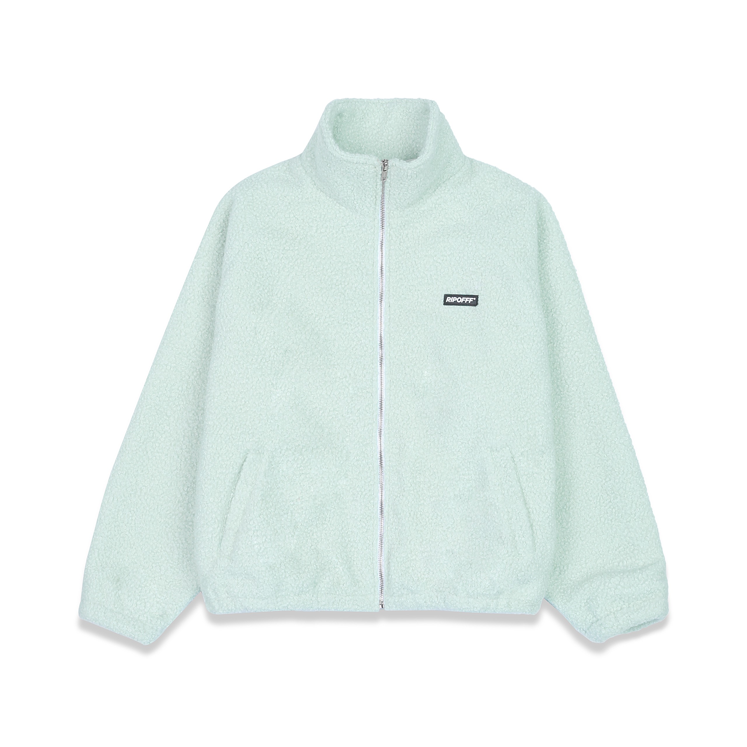 RIPOFFF Fleece Jacket - Mint (Áo khoác lông tay dài màu xanh ngọc)