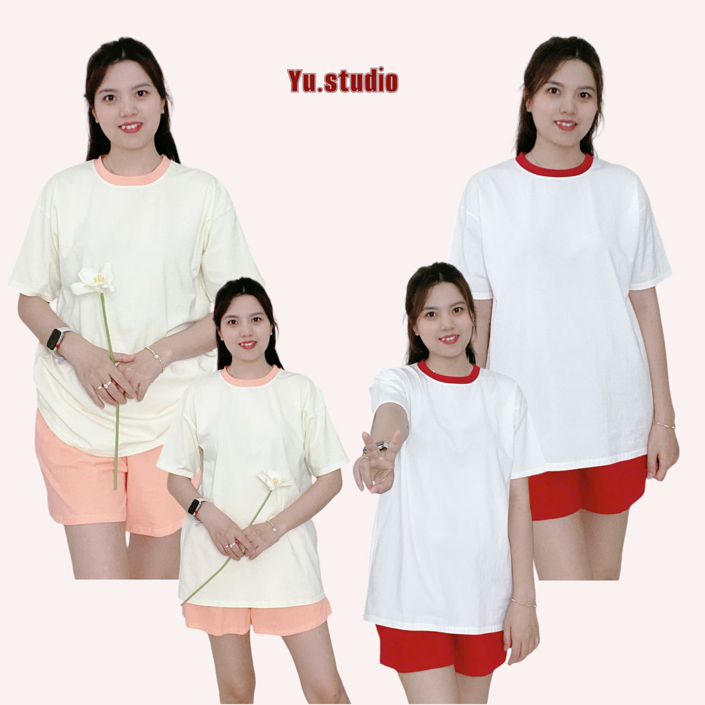 Sét bộ thun lạnh trơn mặc nhà mát mẻ