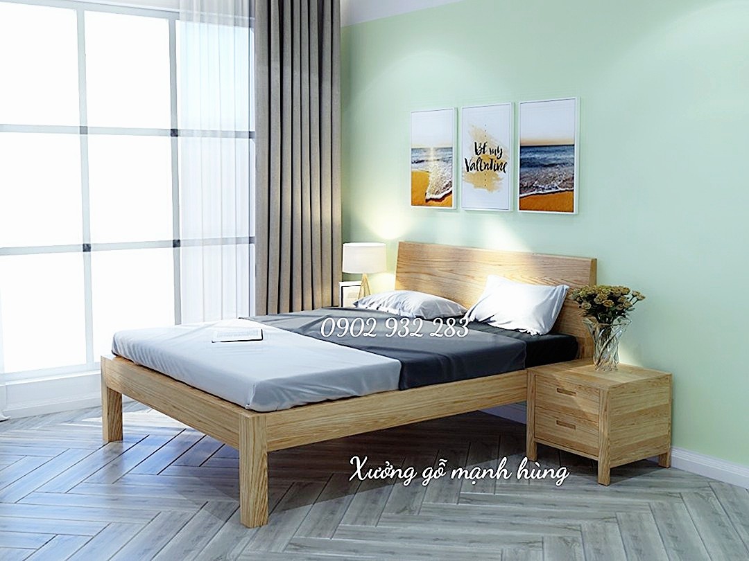 Giường ngủ kiểu mẫu hiện đại, hàng giá xưởng báo chất lượng