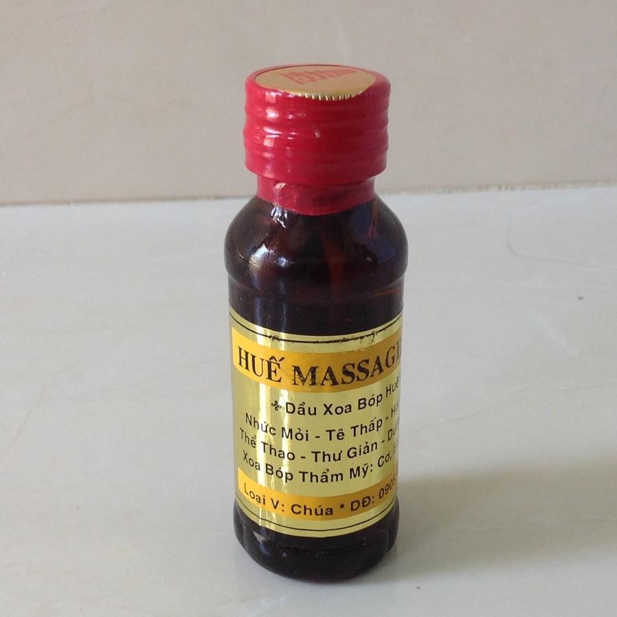 2 Dầu xoa bóp massage Huế ( 2 chai x 60ml , loại đặc biệt )