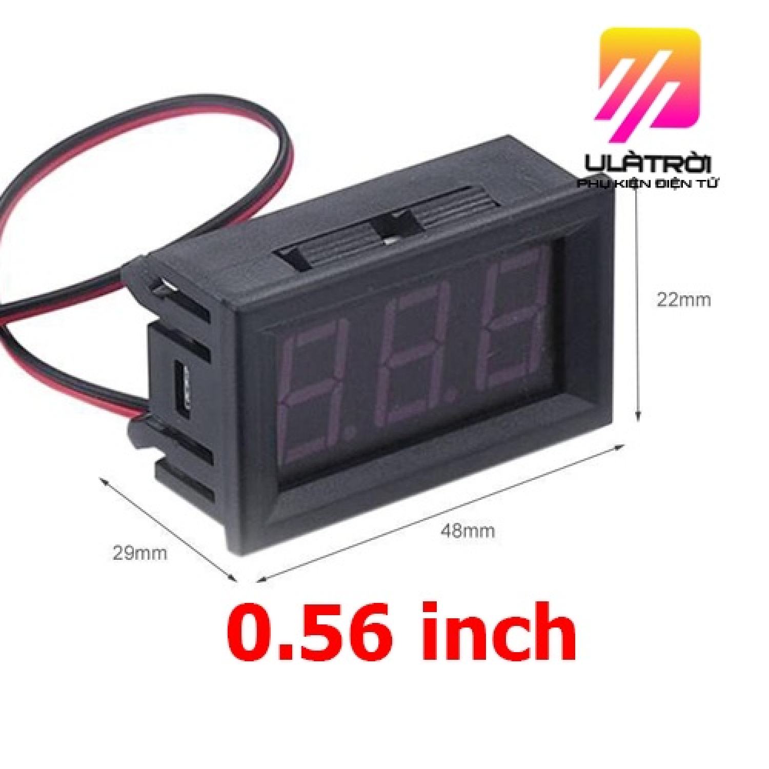 Vôn kế DC màn hình led kỹ thuật số