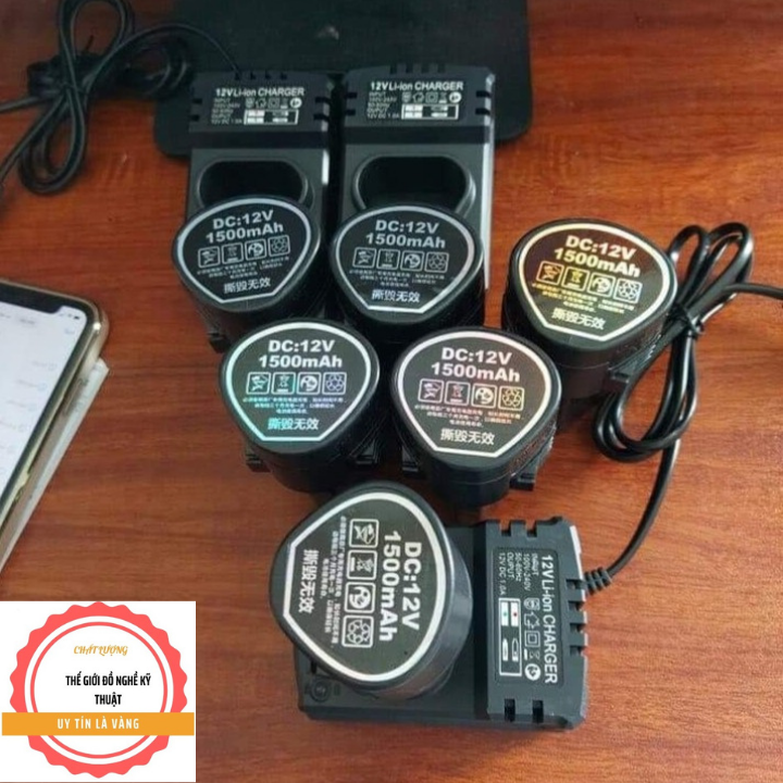 Pin và sạc 12v cho máy khoan cầm tay dung lượng 1500mah - pin máy khoan cầm tay 12 v li-ion 1500mah