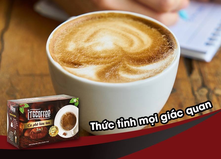 [HCM]Cà phê hòa tan ITGCOFFEE 3in1 ITG COFFEE INSTANT COFFEE.