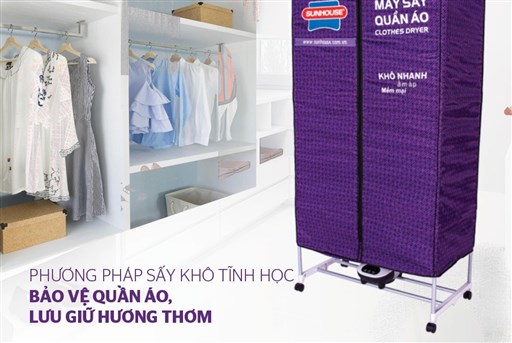 Máy sấy quần áo sunhouse SHD2707