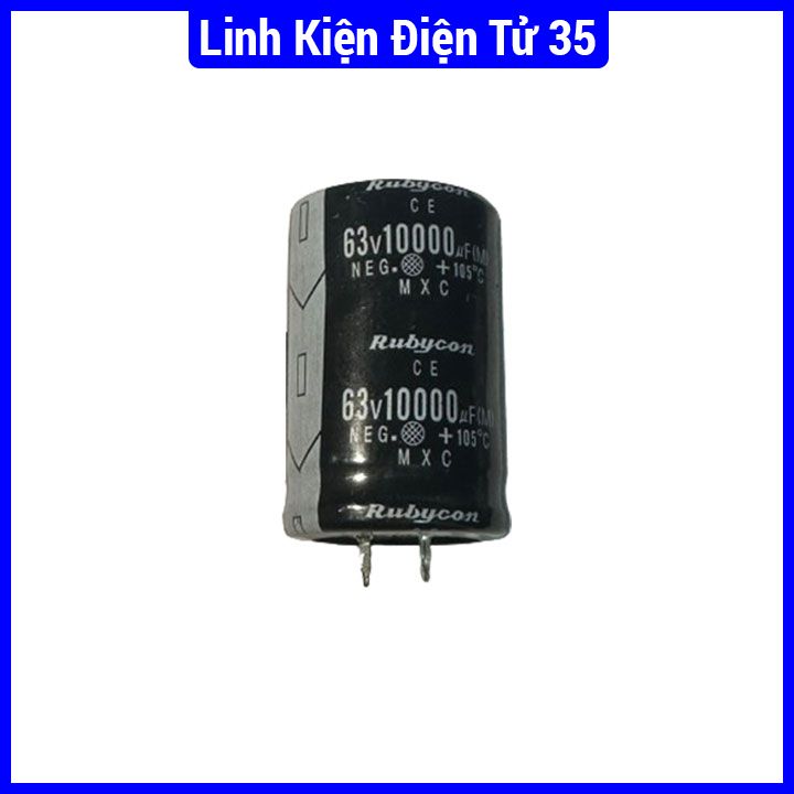 Tụ hoá phân cực 63V điện dung 1000uF