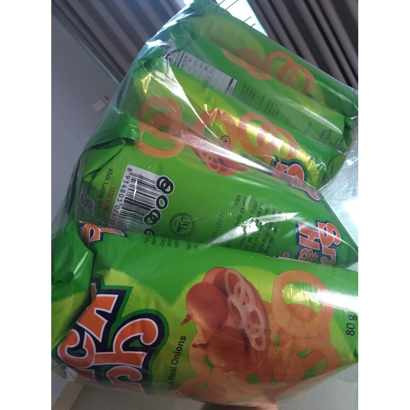 Bim bim Snack Hành 75g Siêu to khổng lồ