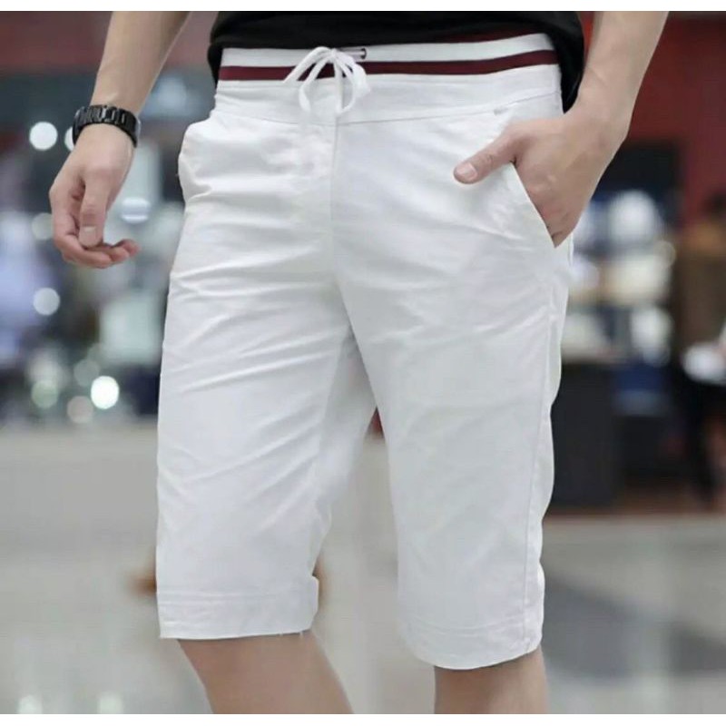 quần short kaki lưng thun thời trang nam
