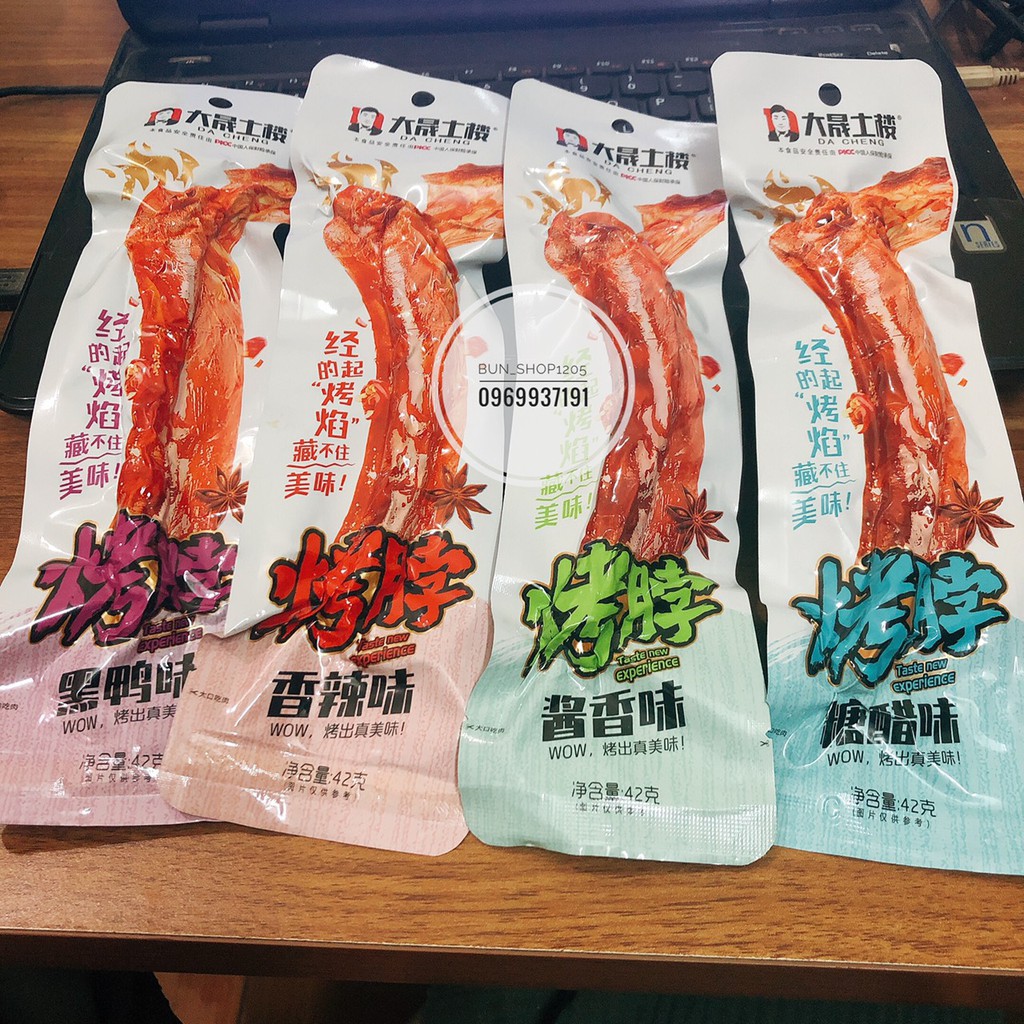 Combo 10 Cổ Vịt Cay Dacheng Màu Đỏ ( cay)