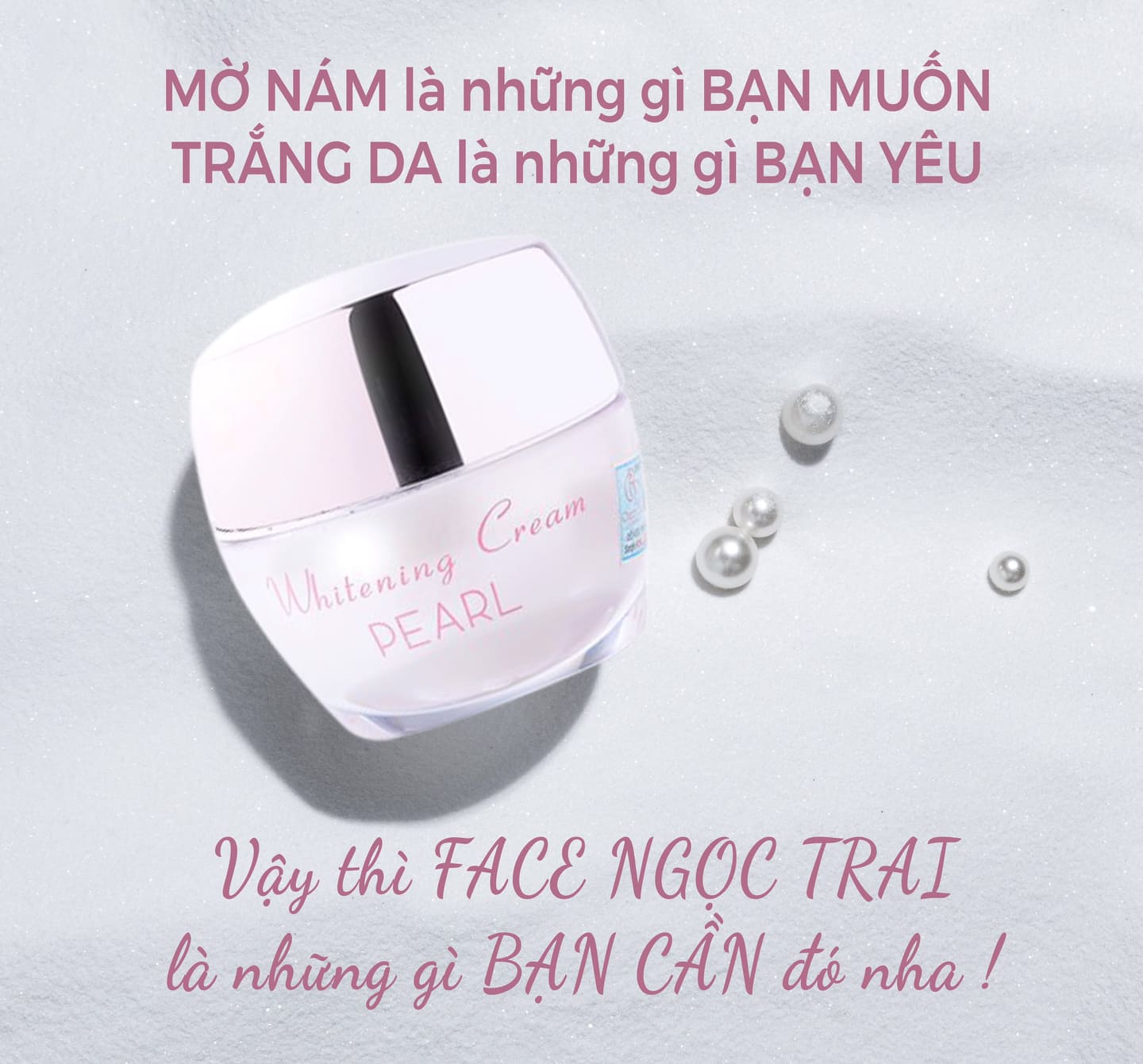 Kem trắng da Face Ngọc Trai CRD