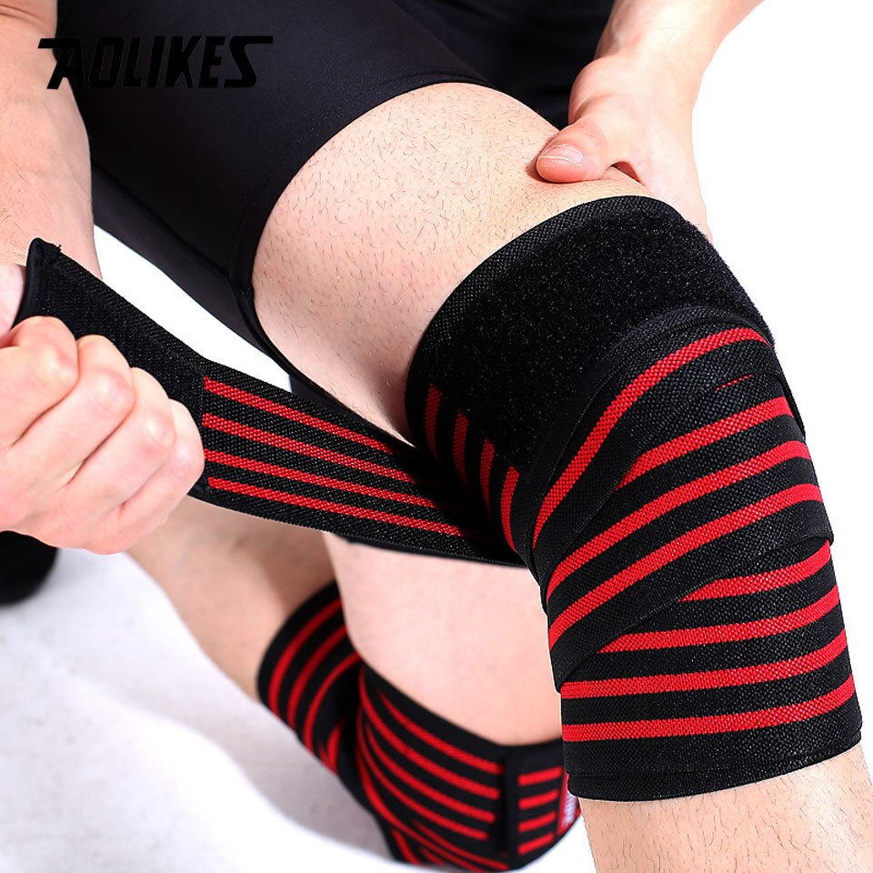 Bộ 2 băng quấn đầu gối AOLIKES MD-7167 knee compression straps
