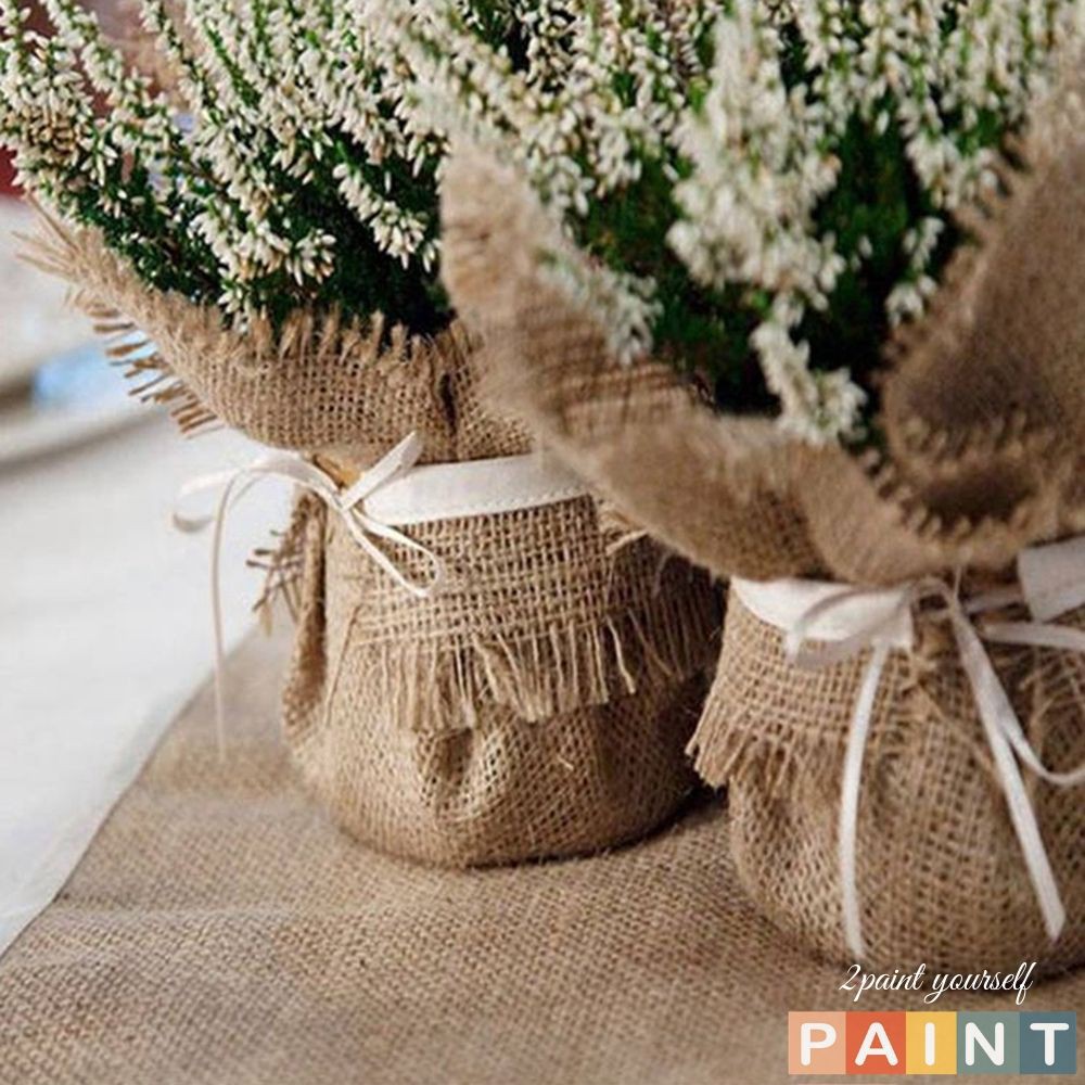 [HCM]Vải bố canvas đay trang trí handmade, decor ( khổ cao 1.2m)