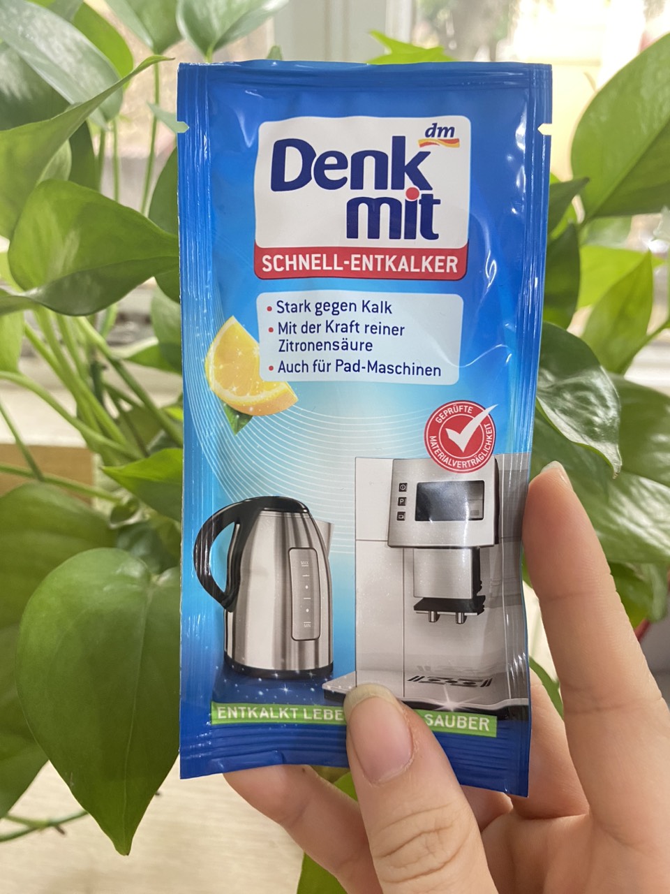 Bột Tẩy Cặn Canxi Ấm Siêu Tốc, Ấm Nước, Máy Pha Cà Phê Denkmit 25g Tomlige Hàng Đức