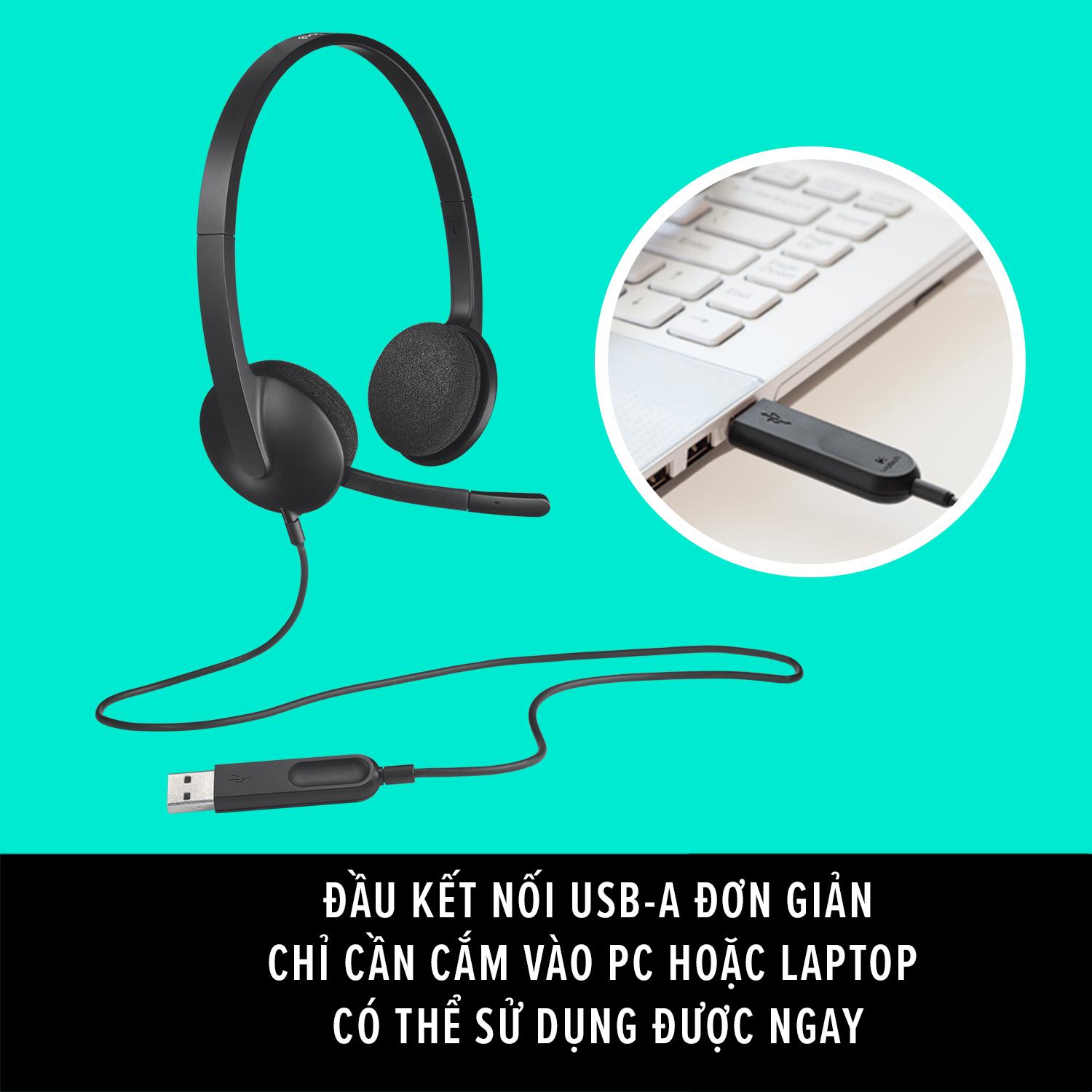 Tai nghe Logitech H340