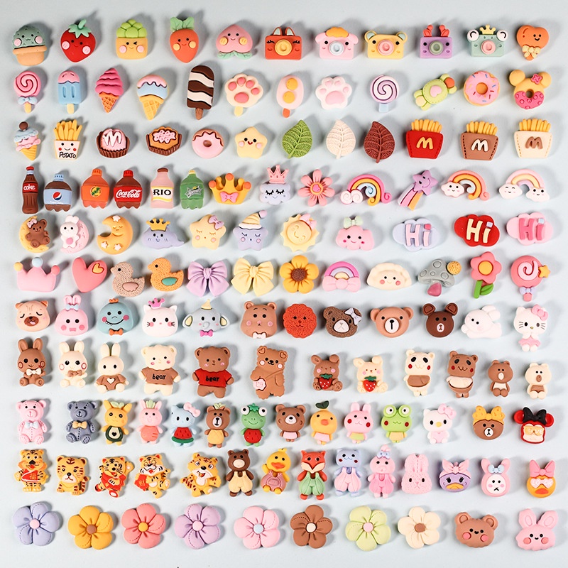 Set 100 Hình Sticker Cute 3D Dán Bình Nước Siêu Yêu
