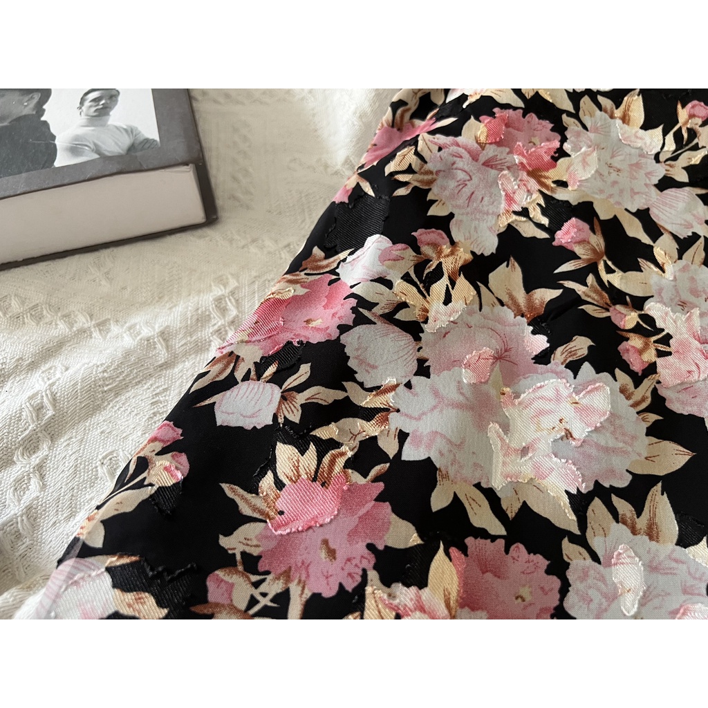 Đầm hoa dự tiệc sang chảnh A1626