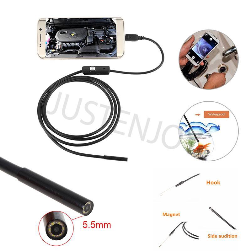 Camera Nội Soi Tai Mũi Họng, Camera Nội Soi Điện Thoại, Camera Nội Soi Chống Nước, Camera Nội Soi. Camera nội soi CÁP CỨNG ĐỊNH HÌNH siêu nhỏ 5.5mm chống nước cho Máy tính và Điện thoại