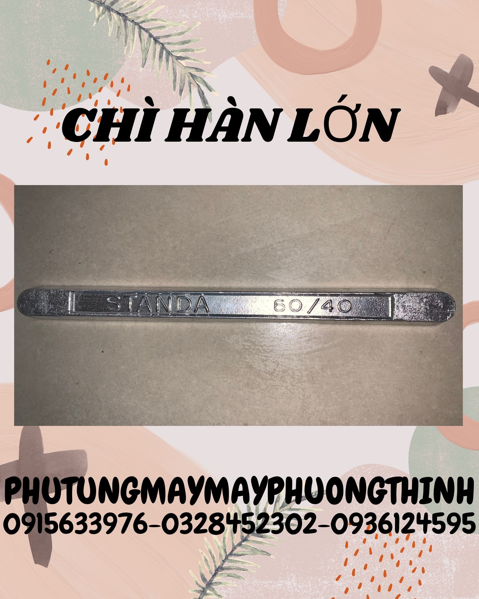 Chì hàn lớn