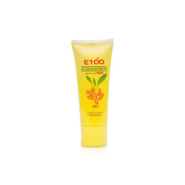 [HCM]Sữa Rửa Mặt E100 Nghệ 100g
