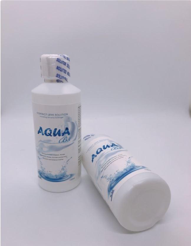 Combo 1 Contact Lens Solution 150ml And 1 Eyes Drop Aqua 13 ml ( 2 Bottles )