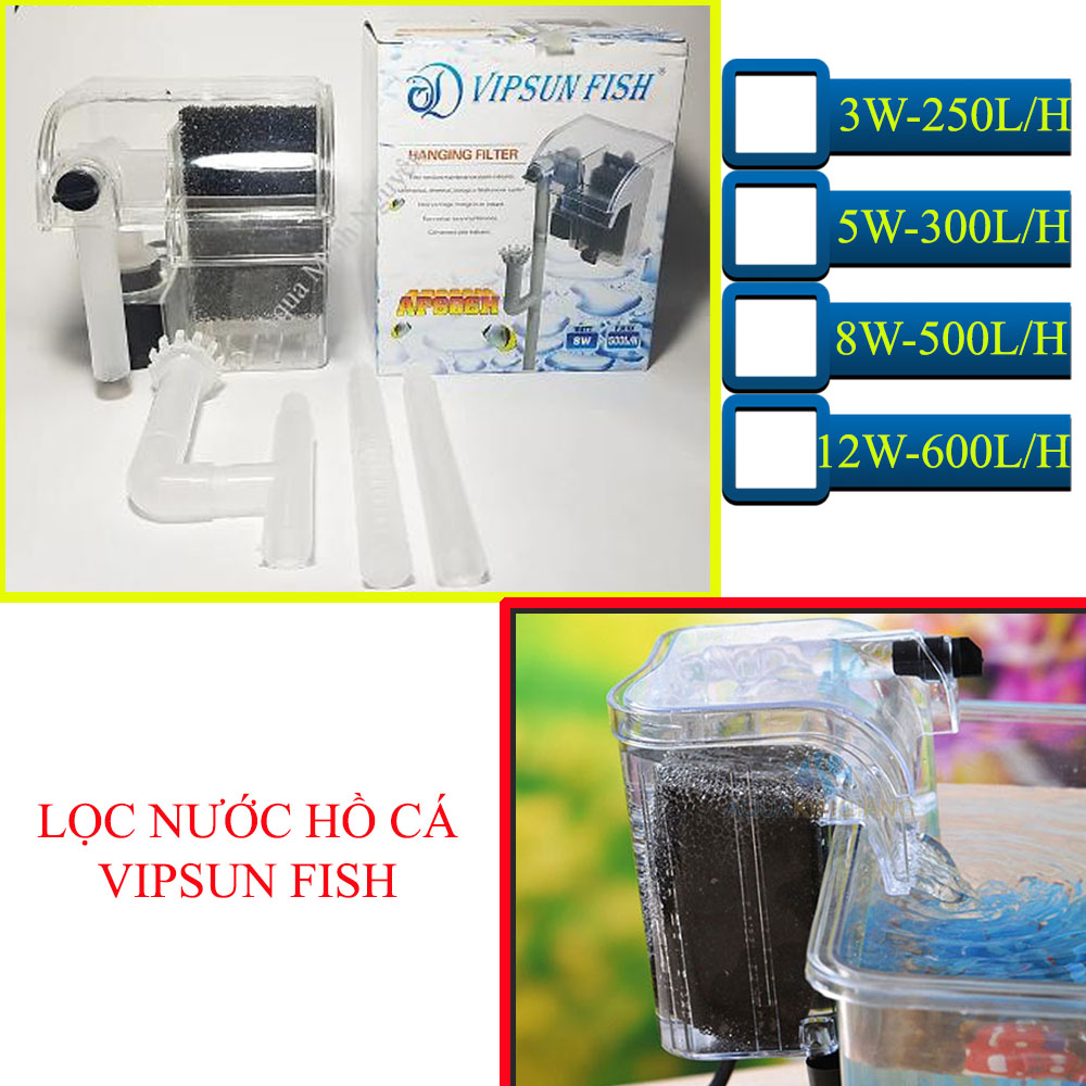 MÁY LỌC THÁC HỒ CÁ VIPSUN FISH AP203H/ AP303H/ AP606H/ AP607H