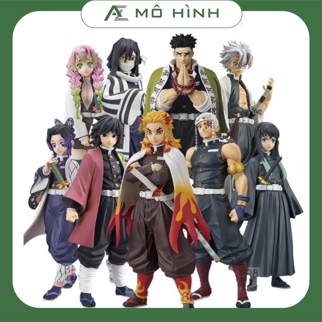 Mô hình Kimetsu No Yaiba 9 trụ cột thợ săn quỷ figure anime Demon ...