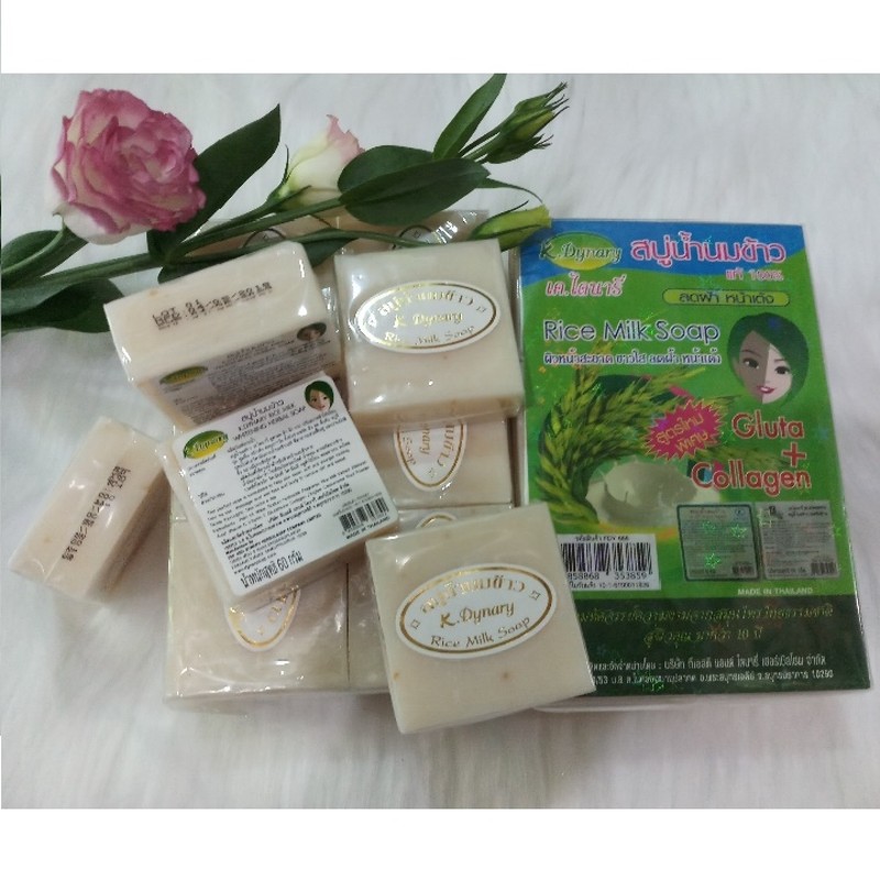 [HCM]Xà phòng cám gạo Jam Rice Milk Soap 65g Thái lan