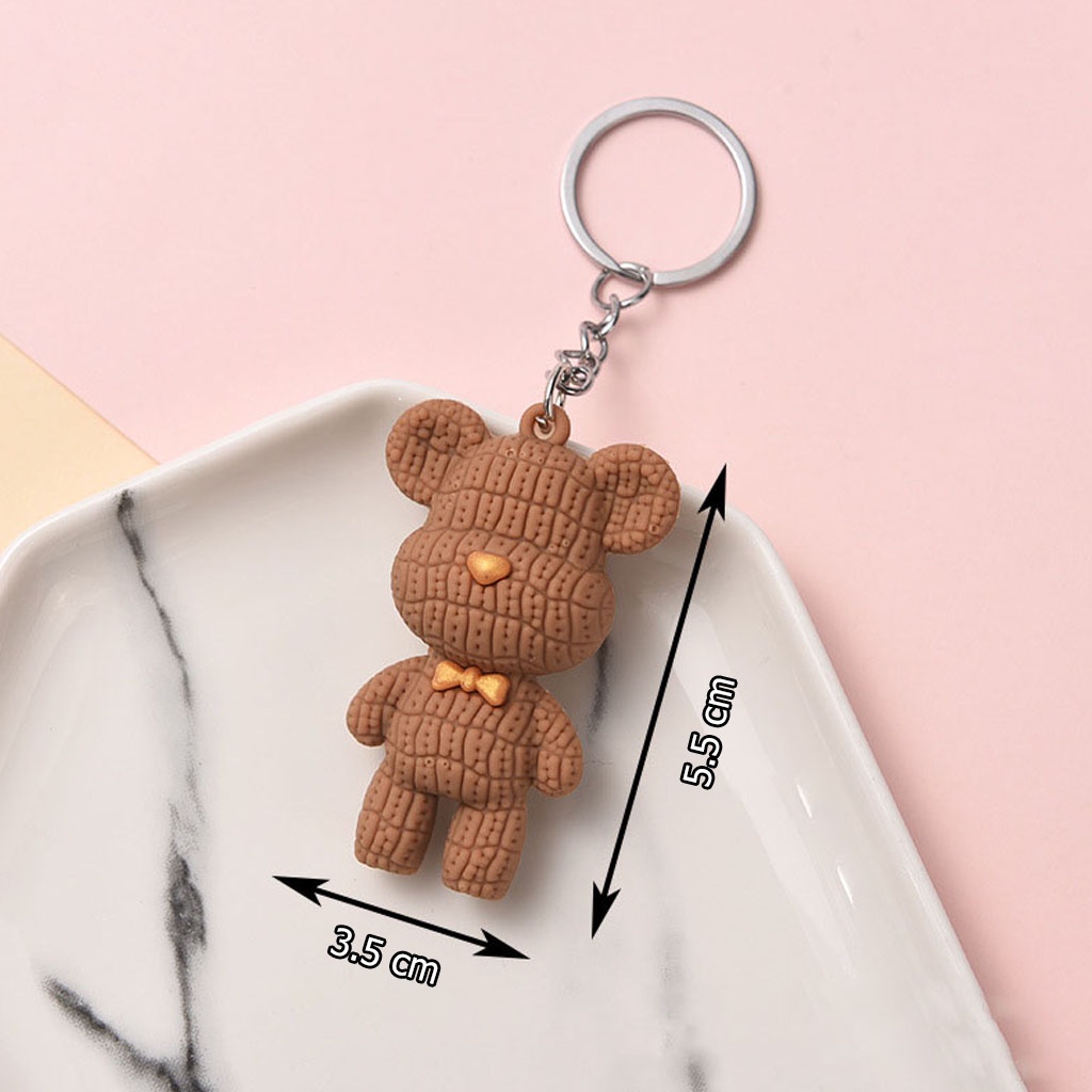 Móc khóa gấu Bear brick CARO xinh