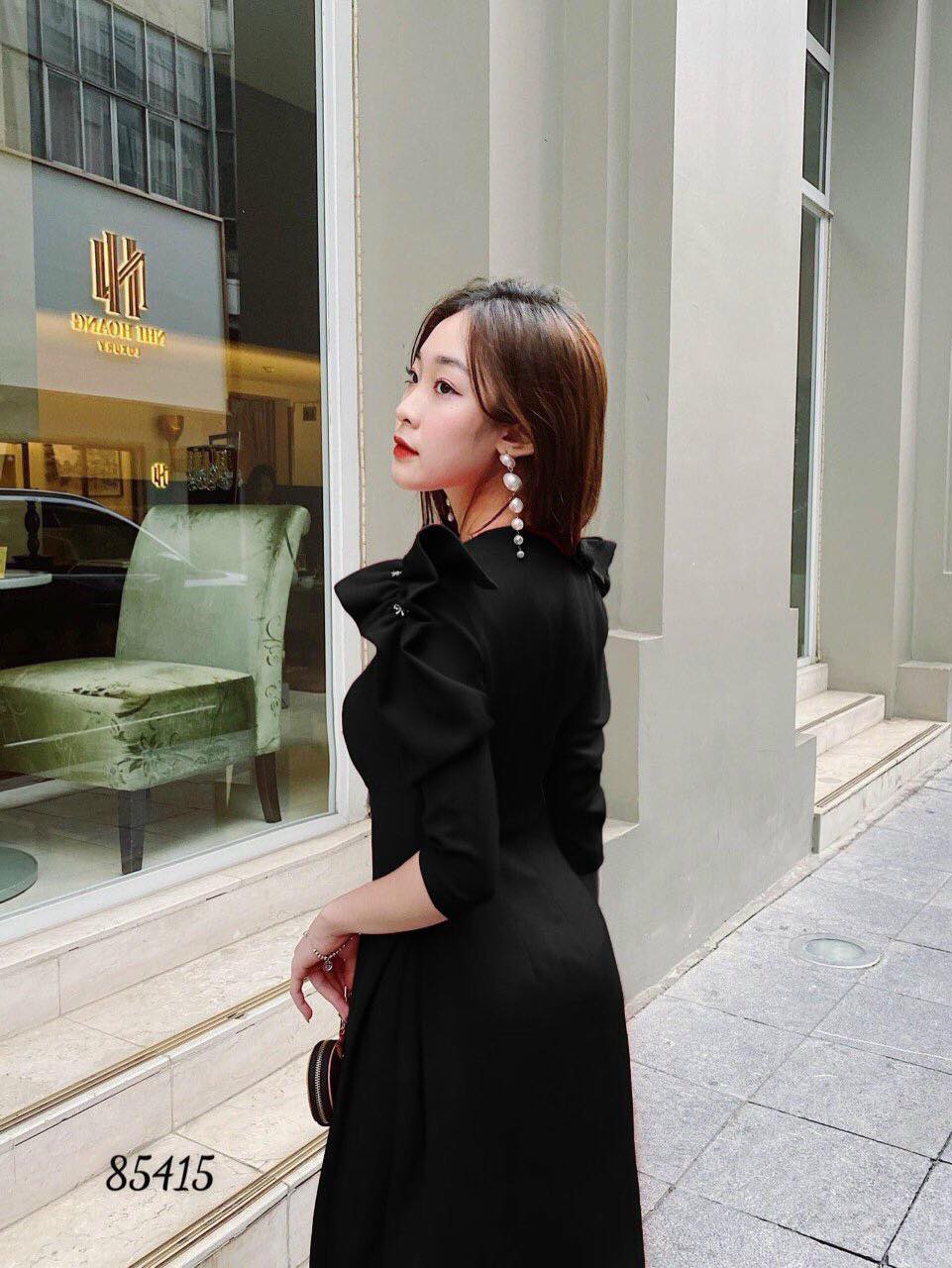 [HCM]ĐẦM XÒE DỰ TIỆC CỔ VUÔNG TAY PHỒNG DỄ THƯƠNG