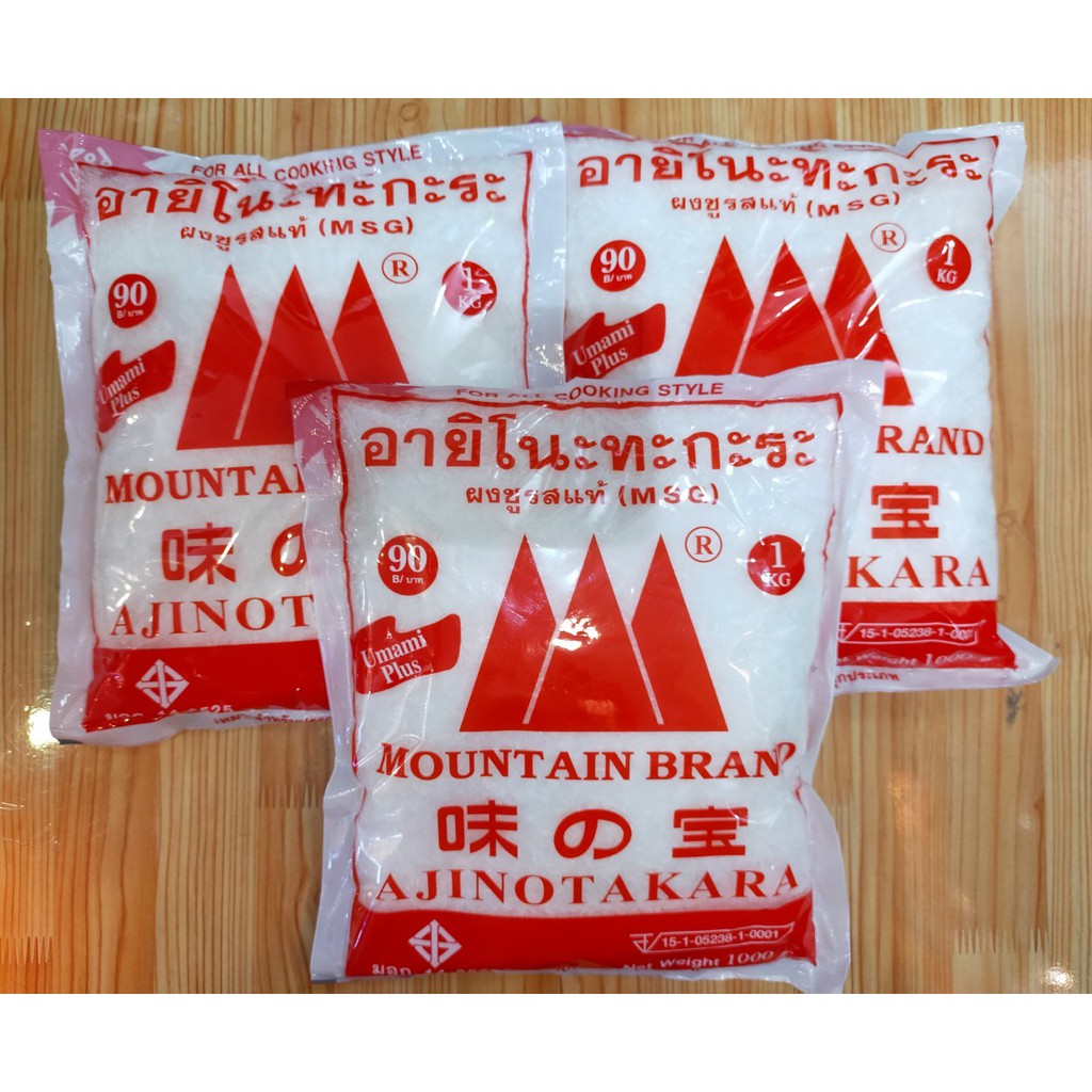 Bột ngọt Thái Lan AJINOTAKARA 500g-TẶNG 1 MUỖNG INOX- MÌ CHÍNH