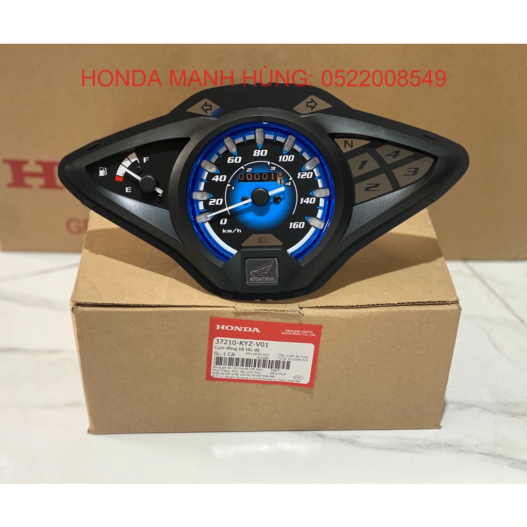 Cụm đồng hồ tốc độ Future 125 chỉ có ruột đh chưa có kính và đế đh