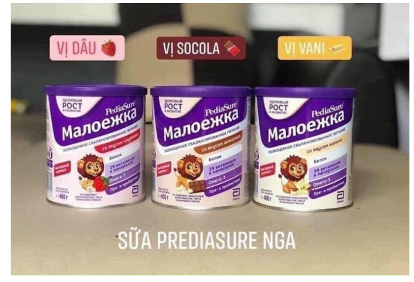 [HỘP 400 GRAM] Sữa Pediasure Nga Dạng Bột Cho Bé Từ 1-10 tuổi