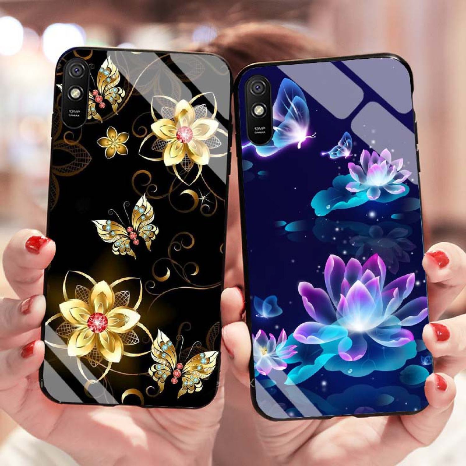 Ốp Xiaomi Redmi 9A Lưng Kính Cường Lực Mới ƞhất