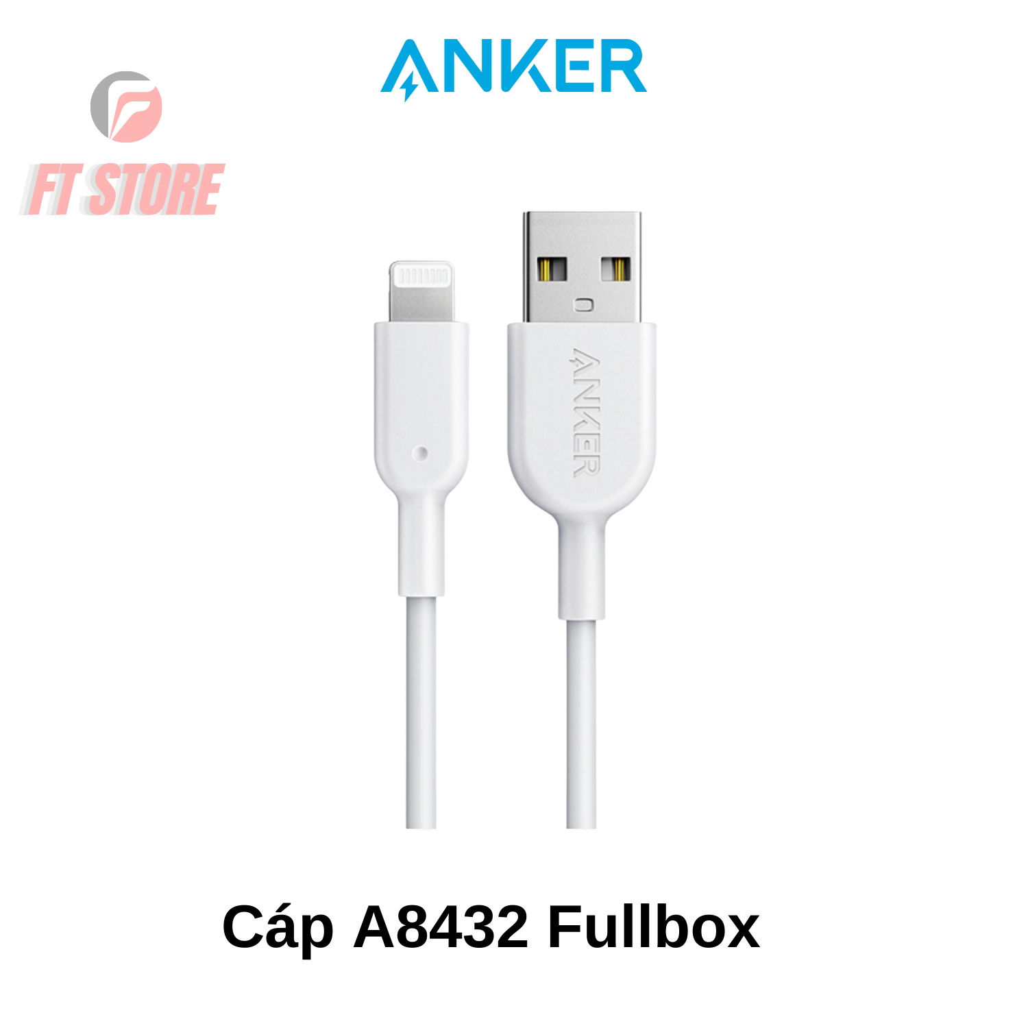 Cáp sạc anker 0.9m chuẩn mfi cho iphone/ipad a7101
