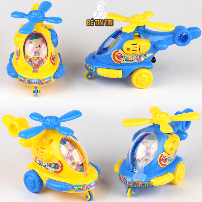 Đồ chơi máy bay trực thăng mini chạy bằng dây cót 216A