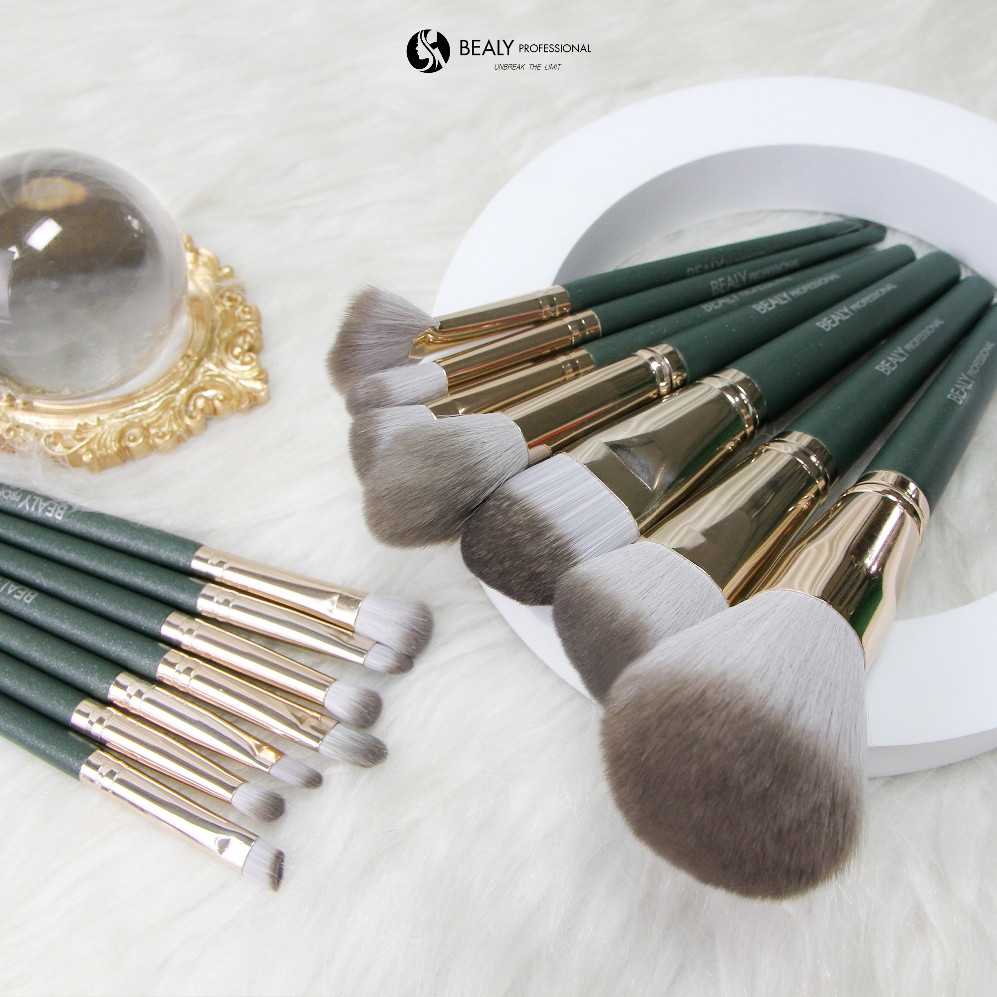 Bộ cọ cán xanh 14c bealy