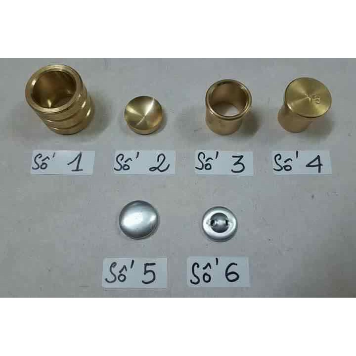 Bộ khuôn dùng làm nút bọc vải 10li đến số 38li