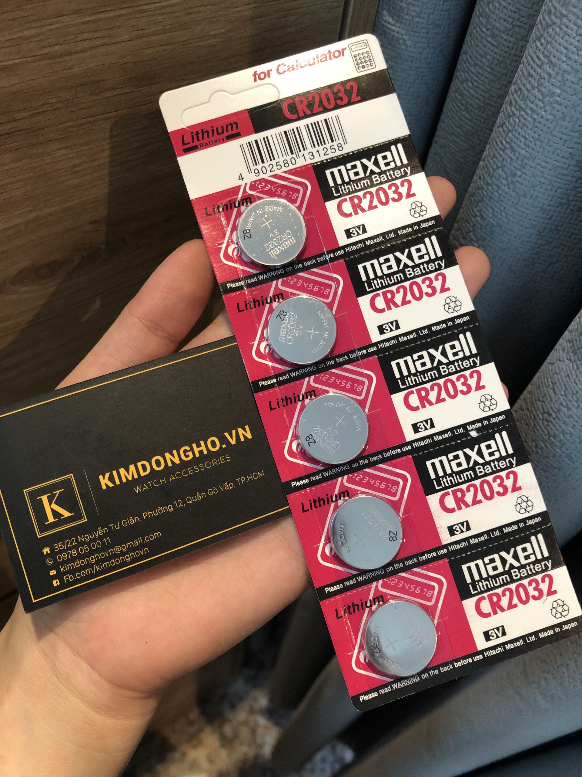 Pin Maxell CR2032 2032 1 vỉ 5 viên
