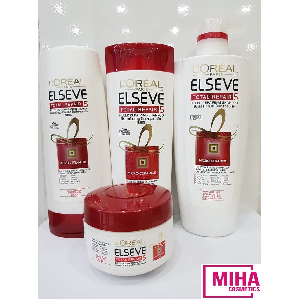 ▪  Dầu Gội - Xả - Ủ Phục Hồi Tóc Loreal Total Repair