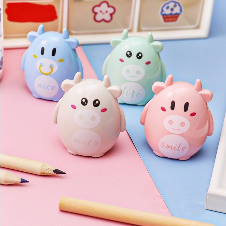 2 PCs pencil sharpener set cute for students