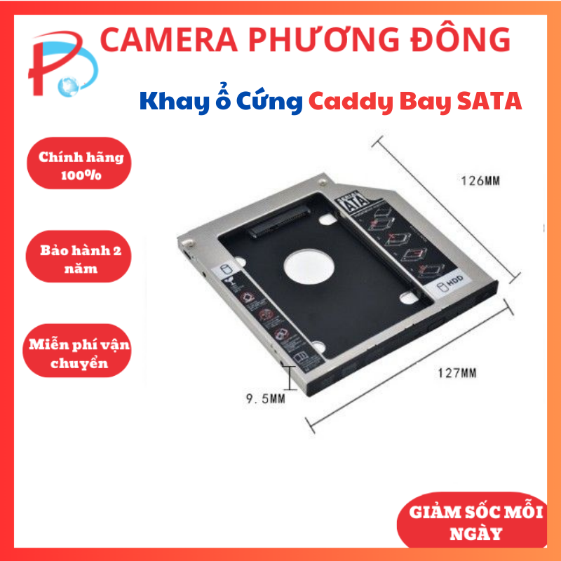 Khay ổ cứng caddy bay sata mỏng và dày