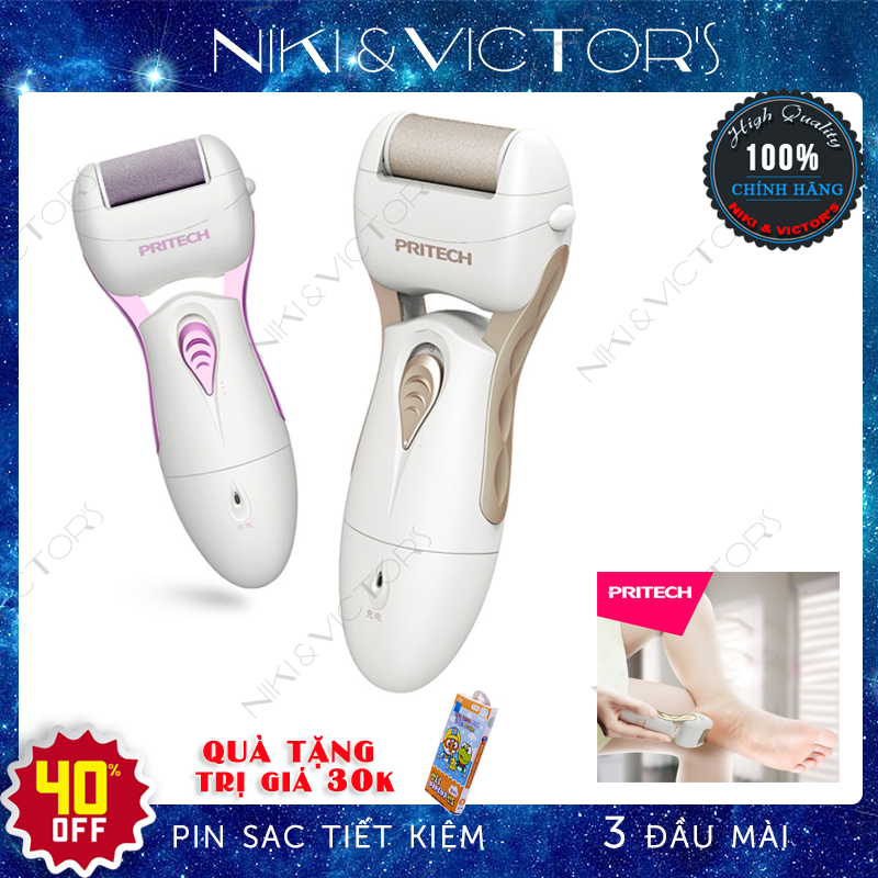 Máy mài tế bào chết gót chân máy chà gót chân pin sạc Pritech