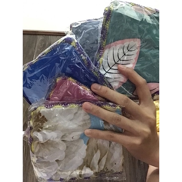 combo 2 Cặp miếng lót tai nồi - miếng nhắc nồi, bắc bếp bằng vải siêu rẻ