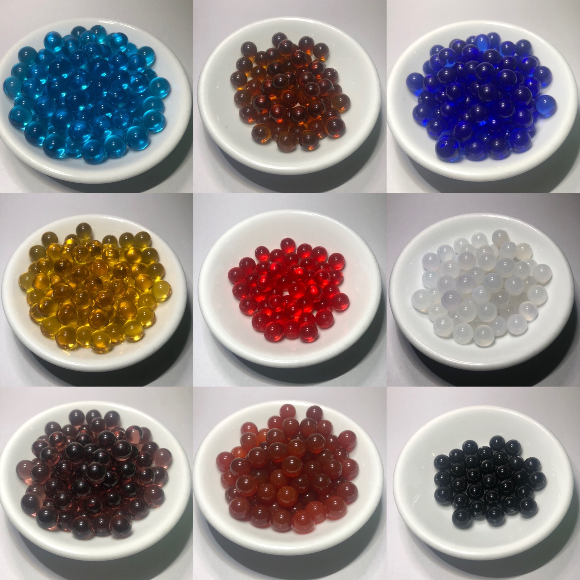 1 Viên Bi tròn thuỷ tinh 8mm